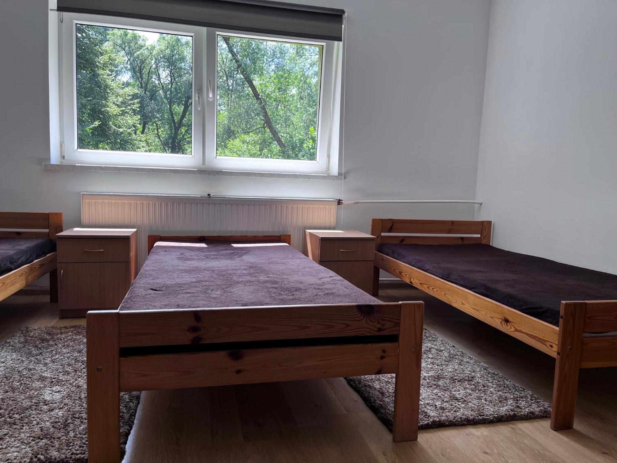 Osrodek Volfcamp Kwaszenina Daire Arłamów Oda fotoğraf